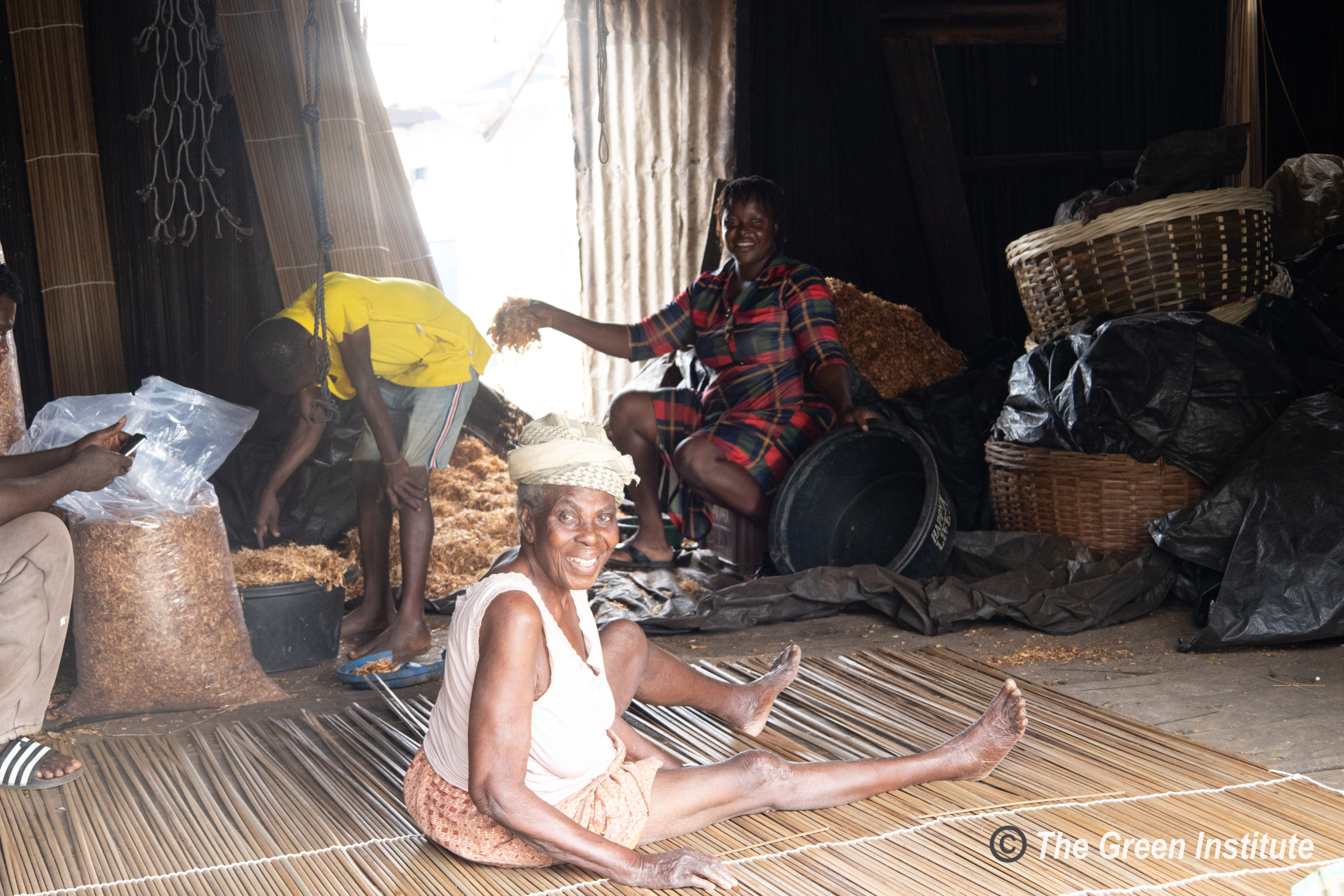 Women Drying Fish on the Shore: Market Day in Aiyetoro